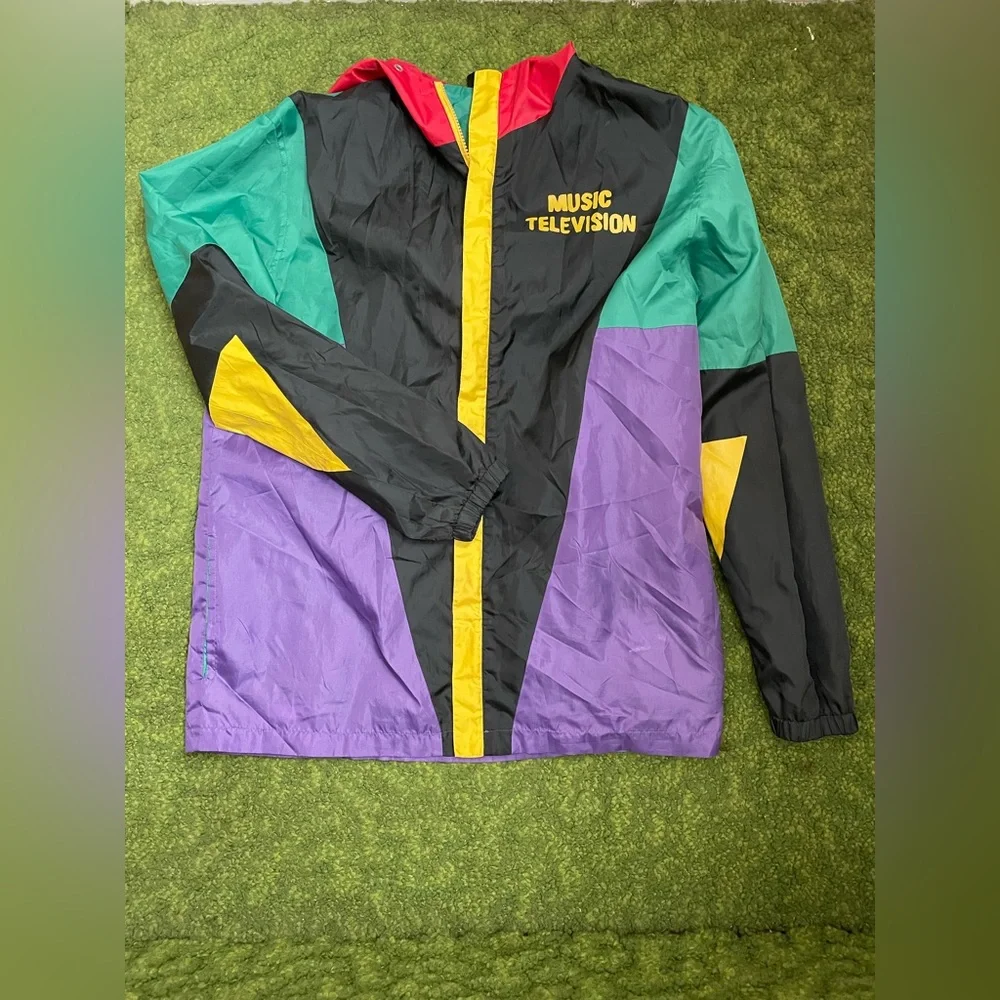 MTV Retro Zip-Up Windbreaker - Picture 4 of 13